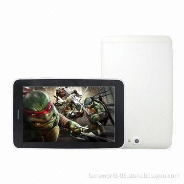 7-inch MTK8389 Tablet PCs, Dual-SIM, 3,200mAh Battery Capacity